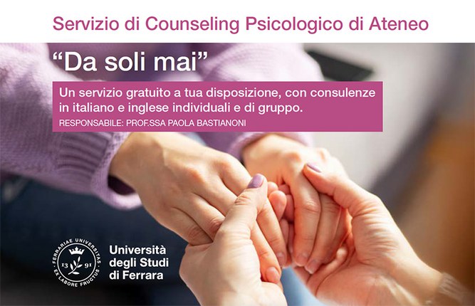 Servizio di counseling psicologico "Da soli mai"