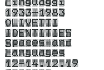 Identità Olivetti: spazi e linguaggi 1933-1983 / Olivetti Identities: spaces and languages