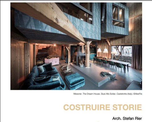Costruire storie: Arch. Stefan Rier