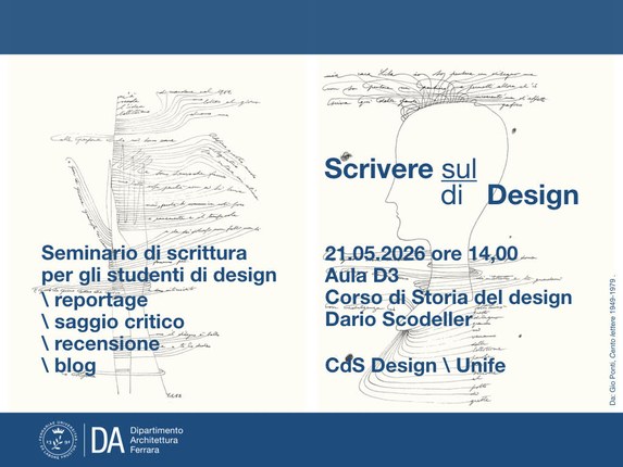 Seminario scrivere sul/di design