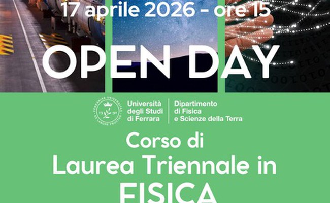 OPEN DAY @ FISICA - UNIFE