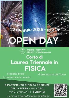OPEN DAY @ FISICA - UNIFE