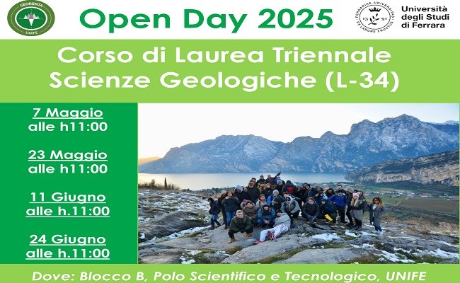 Open day di Scienze Geologiche 2025