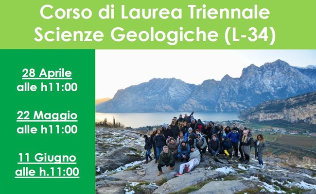 Open day di Scienze Geologiche 2026