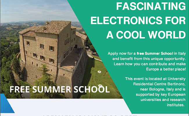 18-23 Agosto free summer school: FASCINATING ELECTRONICS FOR A COOL WORLD