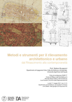 Metodi e strumenti per il rilevamento architettonico e urbano: dal Rinascimento alla contemporaneità