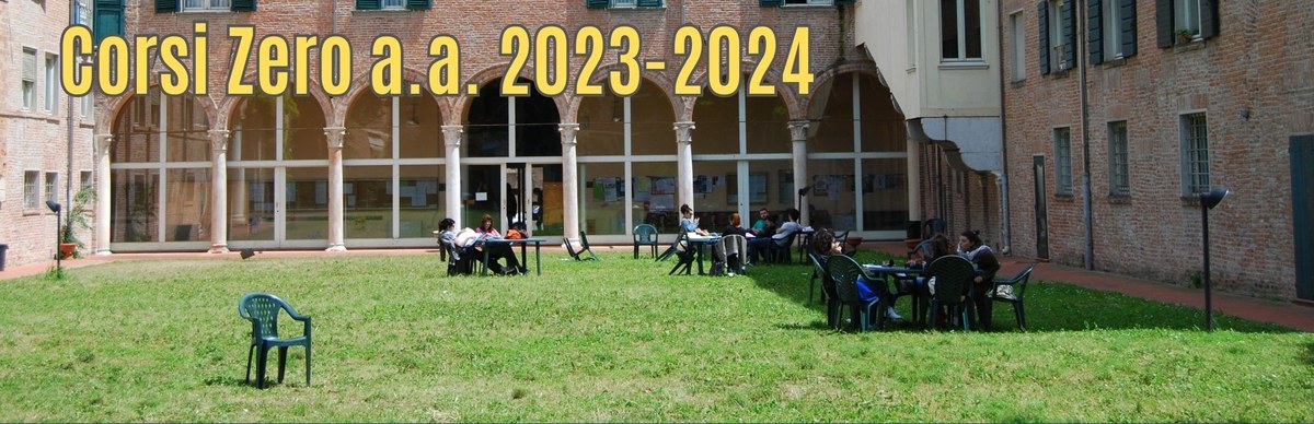 Corsi Zero - a.a. 2023/24