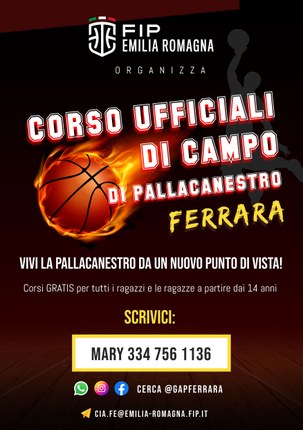 Corso Ufficiali di campo - FEDERAZIONE ITALIANA PALLACANESTRO EMILIA-ROMAGNA